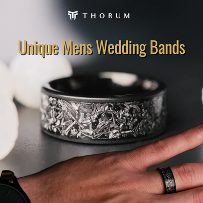 6 Most Unique Wedding Bands: Mens Meteorite Rings & Whiskey Barrel Rings