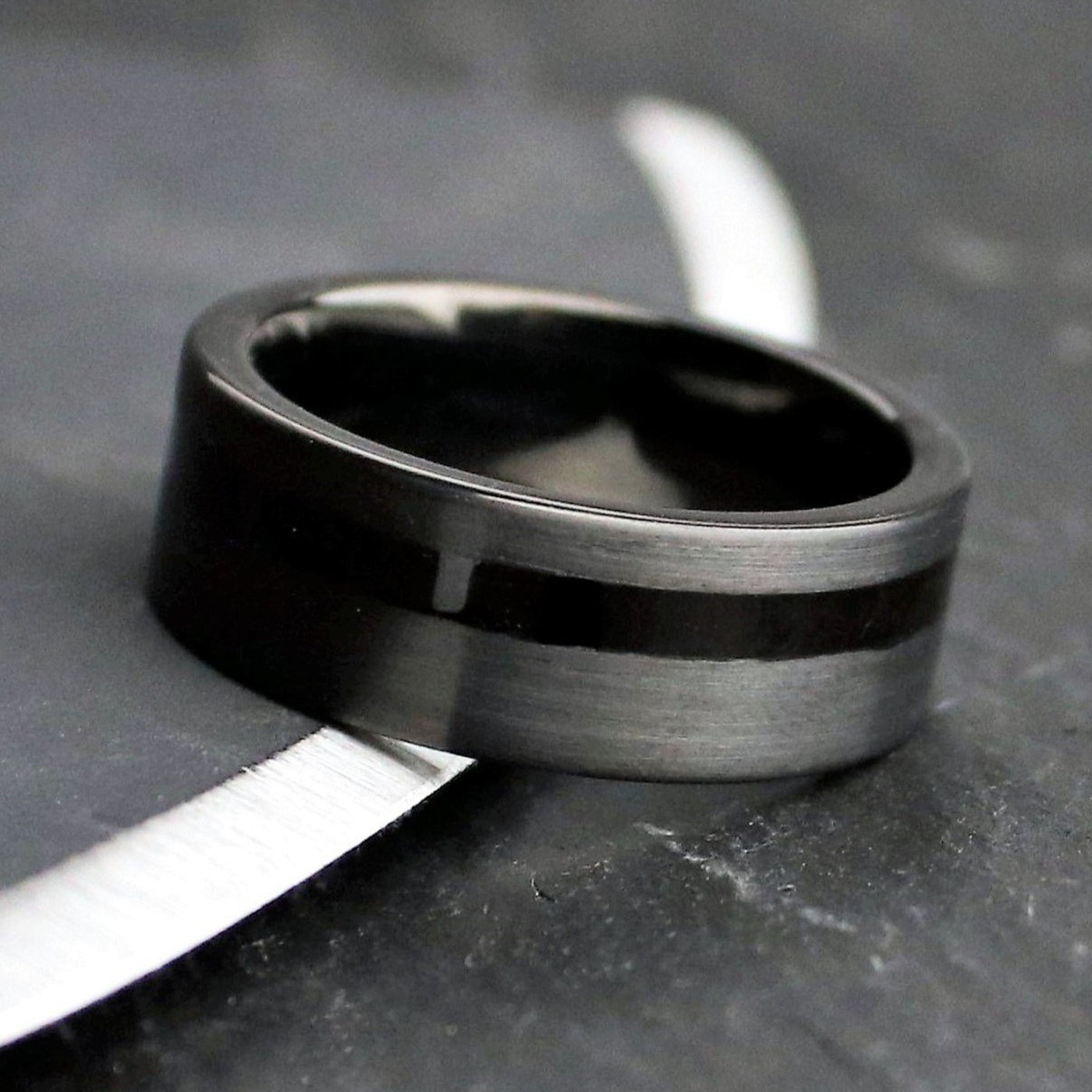 Bog Oak Wood Ring from Thorum