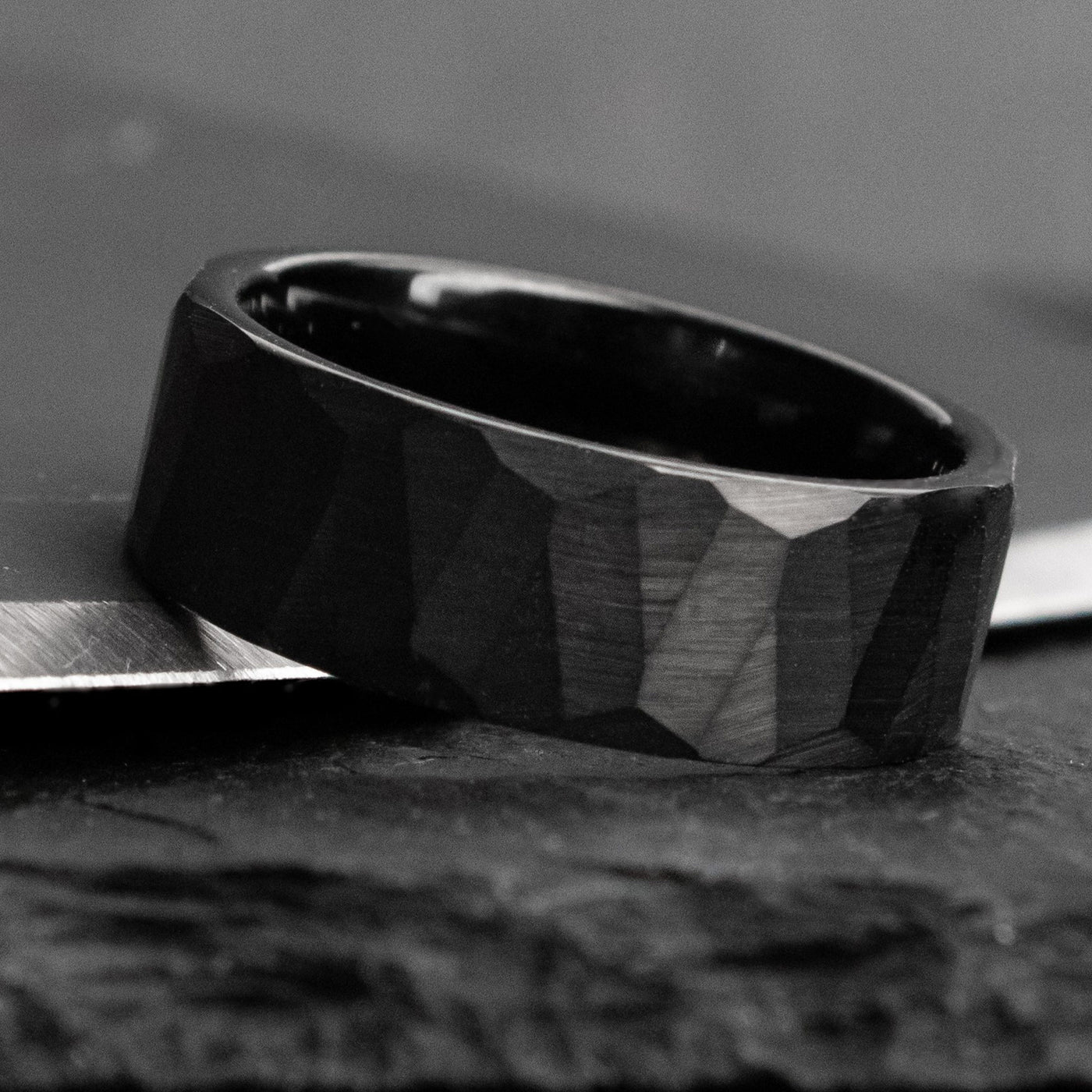 The Baldur Black Wedding Ring