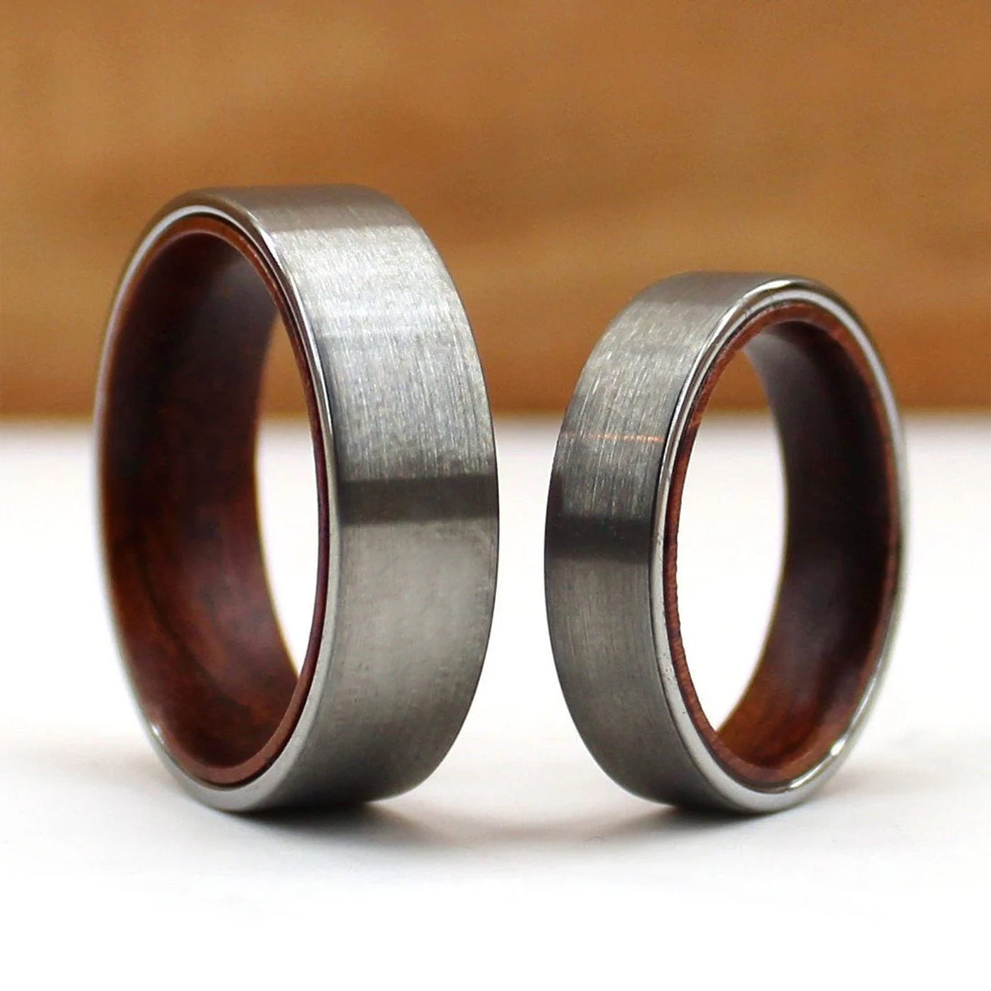 Thorum Redwood Matching Ring Set