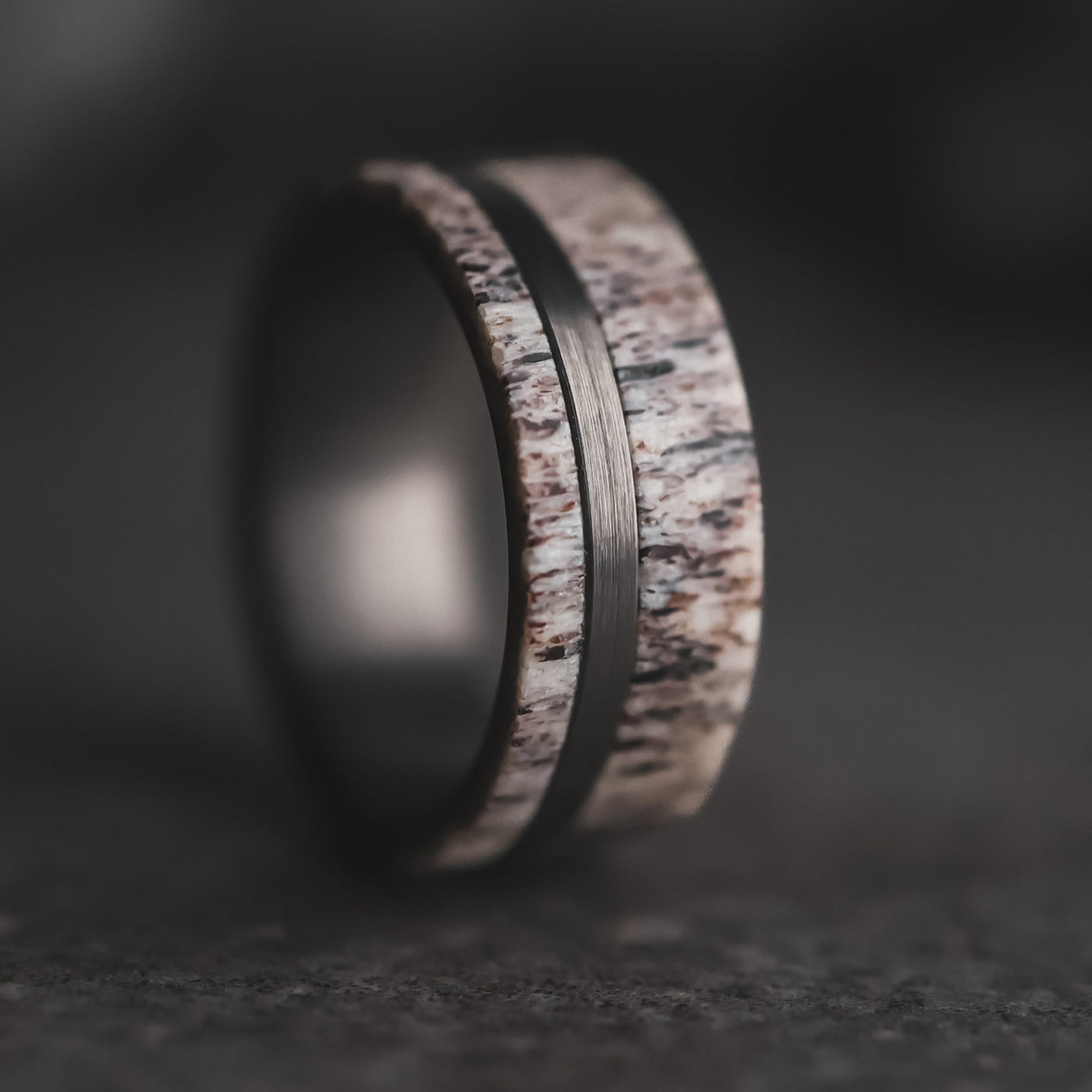 Men's Antler Ring