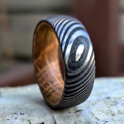 Thorum Aged Whiskey Barrel Wedding Ring