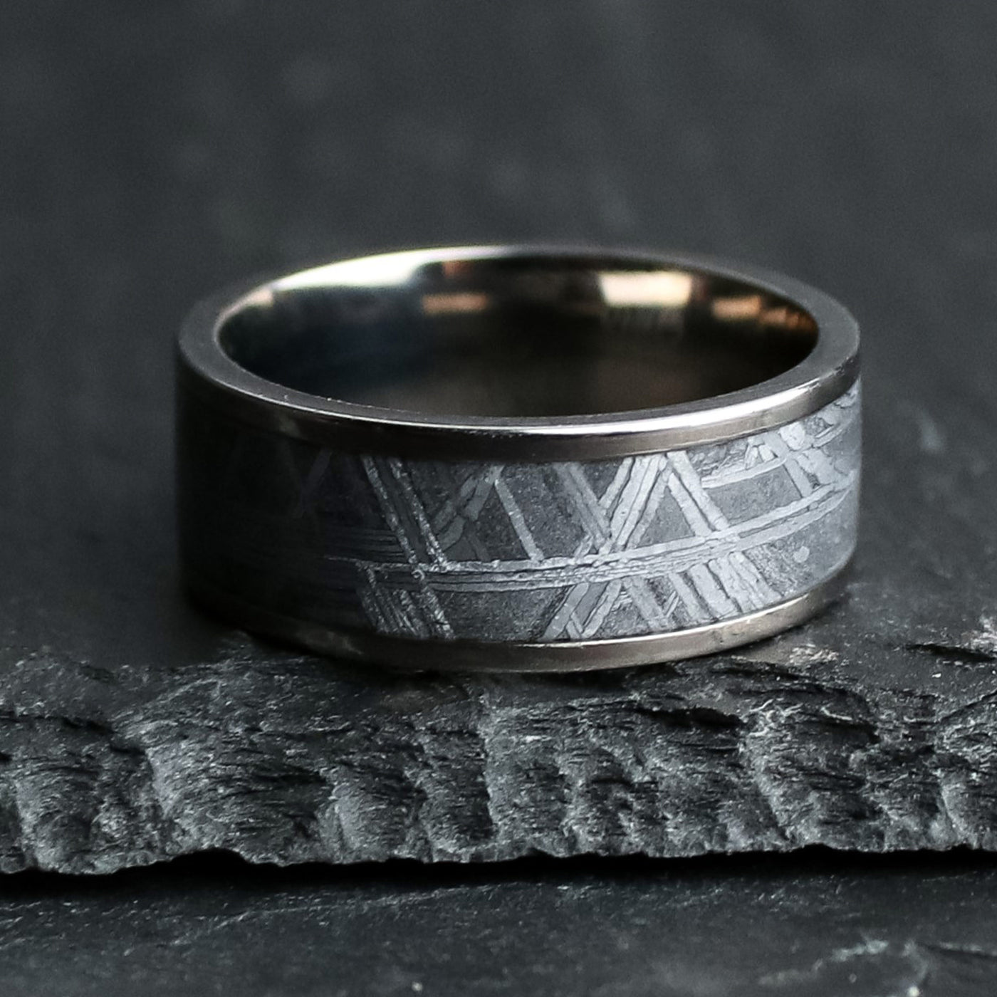 Unique Meteorite Wedding Ring