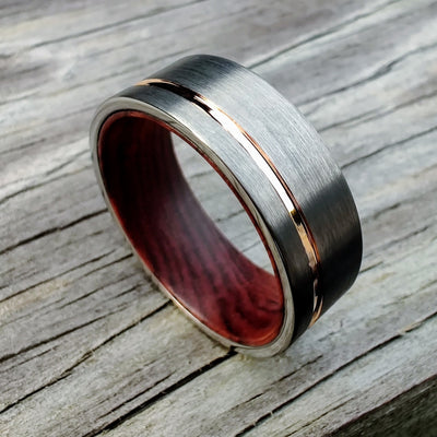 Rose Gold Desert Ironwood Ring | Thorum