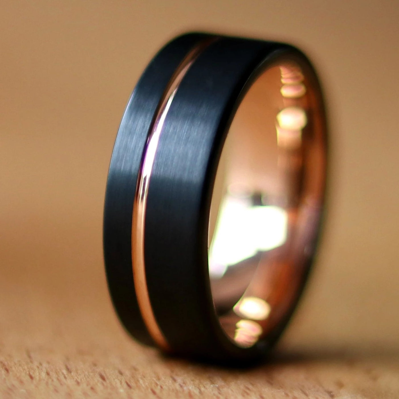 Black Rose Gold Wedding Ring | Thorum