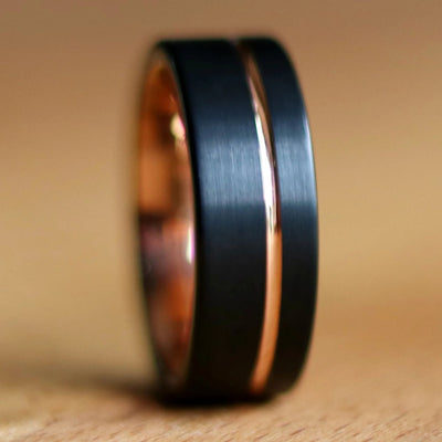 Black Rose Gold Wedding Ring | Thorum