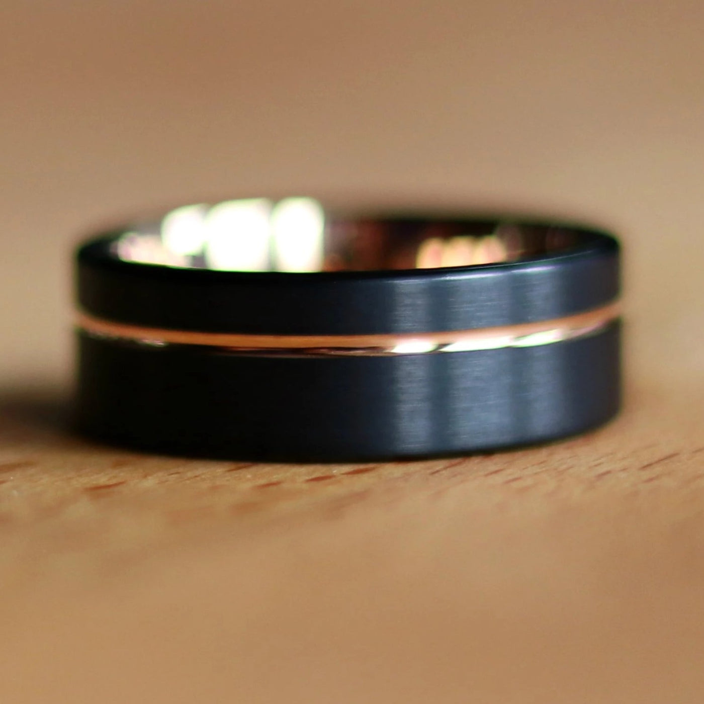 Black Rose Gold Wedding Ring | Thorum