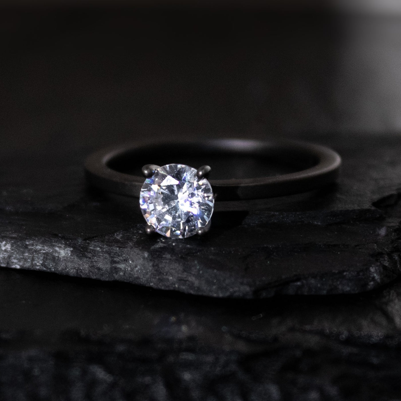 The Medusa | Black CZ Diamond Ring | Thorum