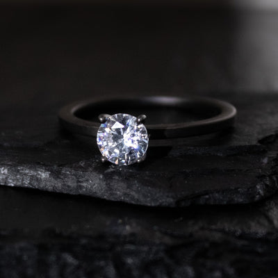 The Medusa | Black CZ Diamond Ring | Thorum