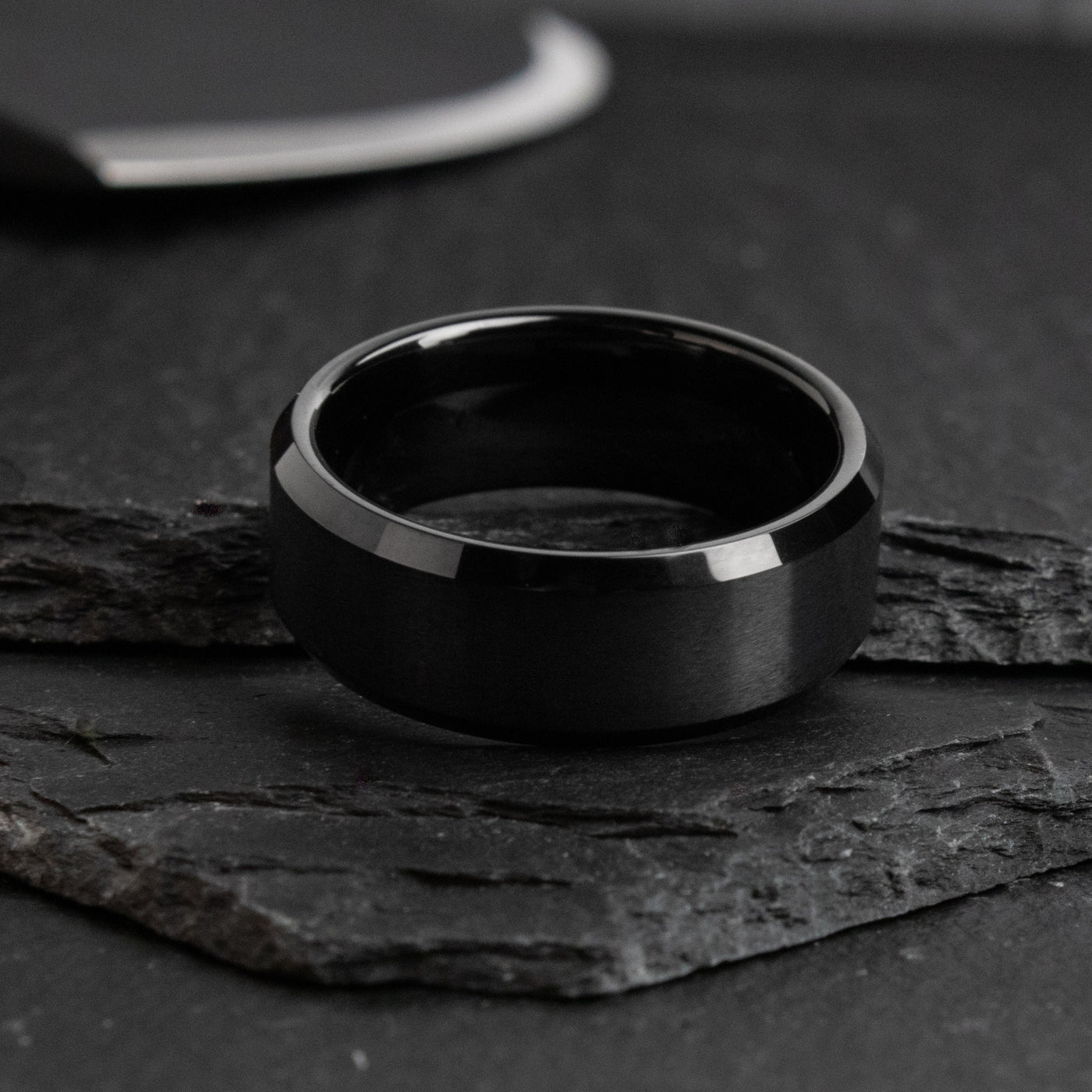 The Odin | Black Metal Men's Wedding Ring | Thorum