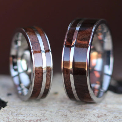 The Sawyer Set | Walnut Wood Ring Set | Thorum