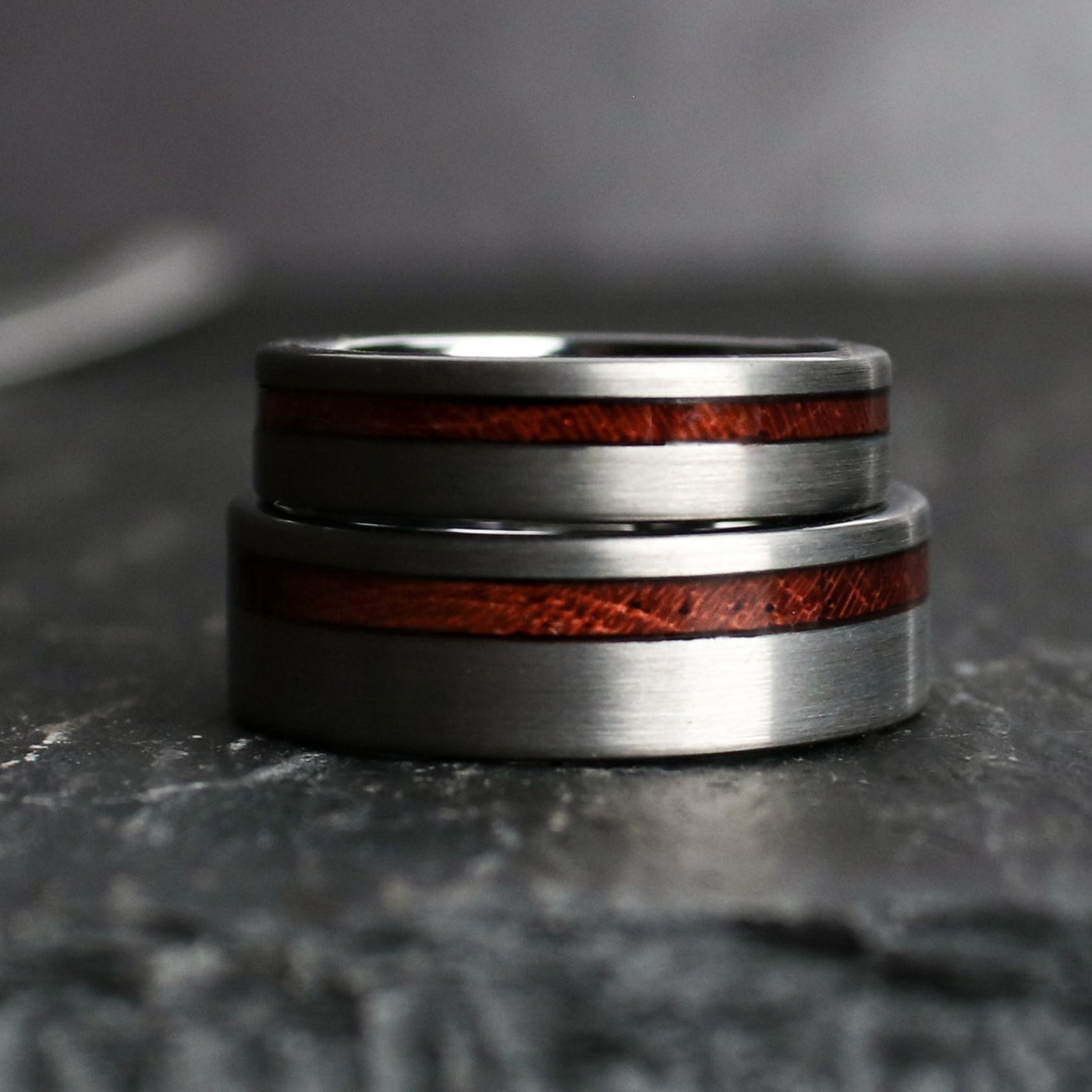 The Sequoia Set | Redwood Wedding Ring Set | Thorum