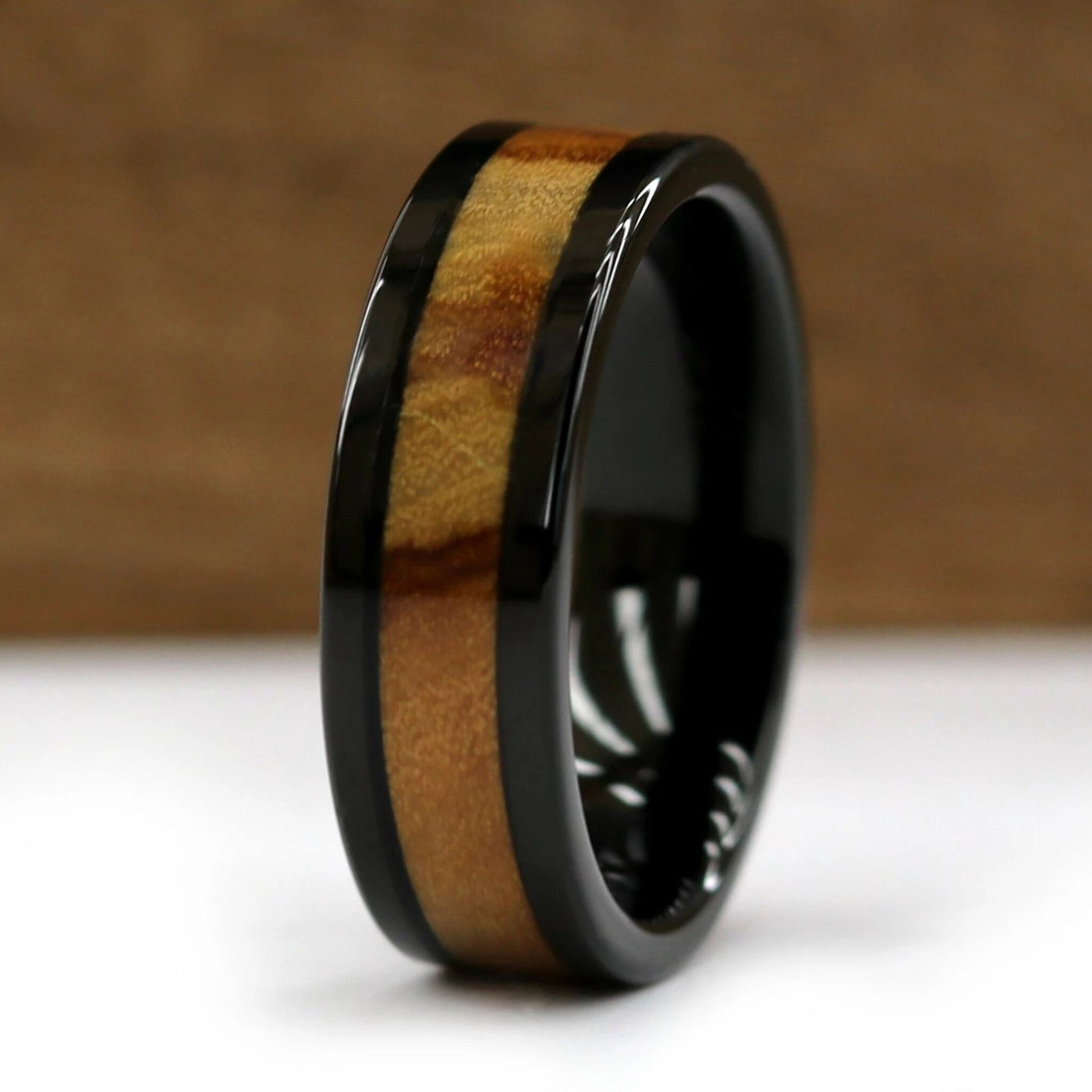 The Tauren | Olivewood Wedding Band | Thorum