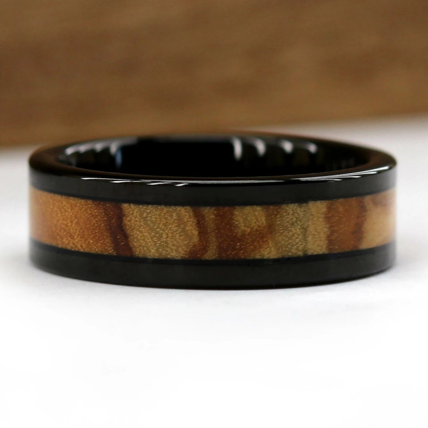 The Tauren | Olivewood Wedding Band | Thorum