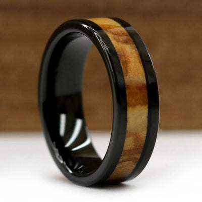 The Tauren | Olivewood Wedding Band | Thorum