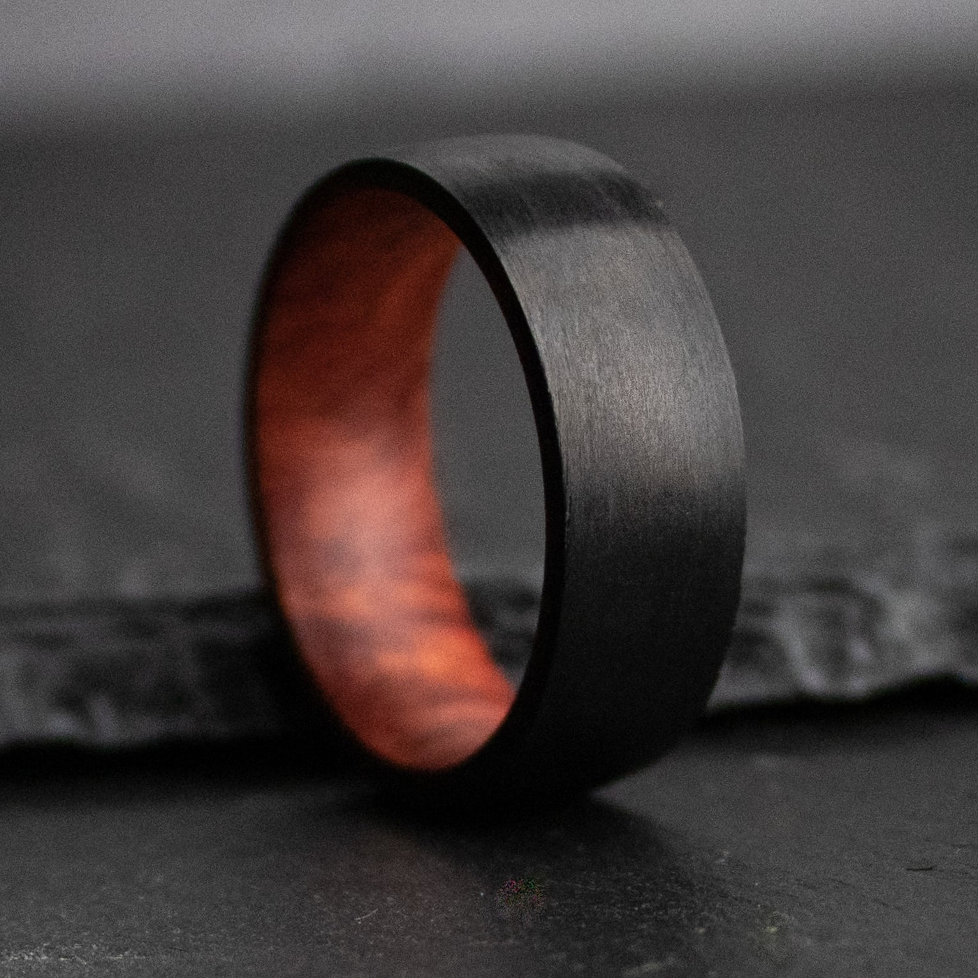 The Thorn | Carbon Fiber Wood Wedding Ring | Thorum