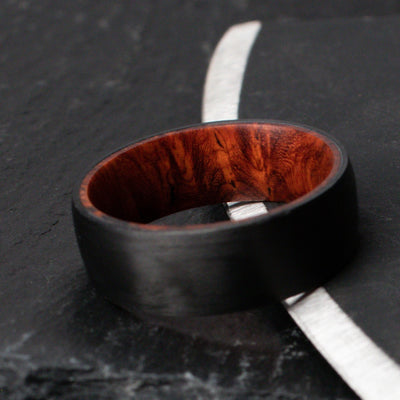 The Thorn | Carbon Fiber Wood Wedding Ring | Thorum