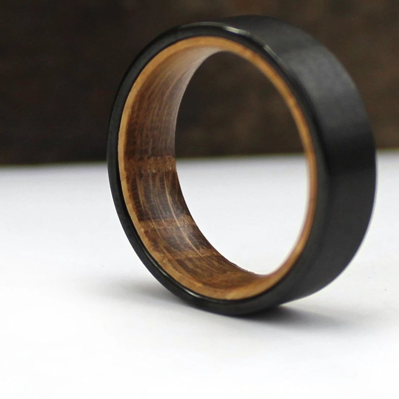 The Tiberius 6mm | Black Wood Wedding Ring | Thorum