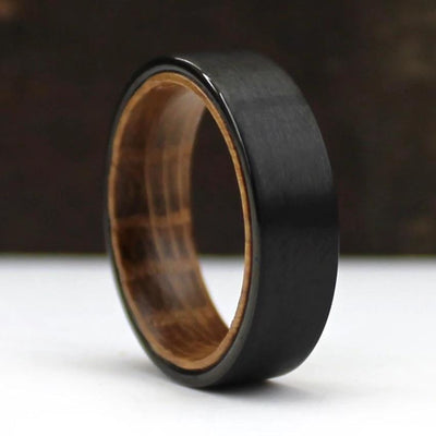 The Tiberius 6mm | Black Wood Wedding Ring | Thorum