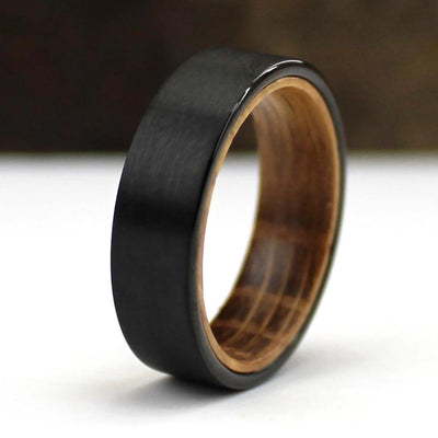 The Tiberius 6mm | Black Wood Wedding Ring | Thorum