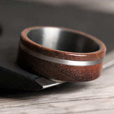 The Timber | Walnut Wood Wedding Ring | Thorum