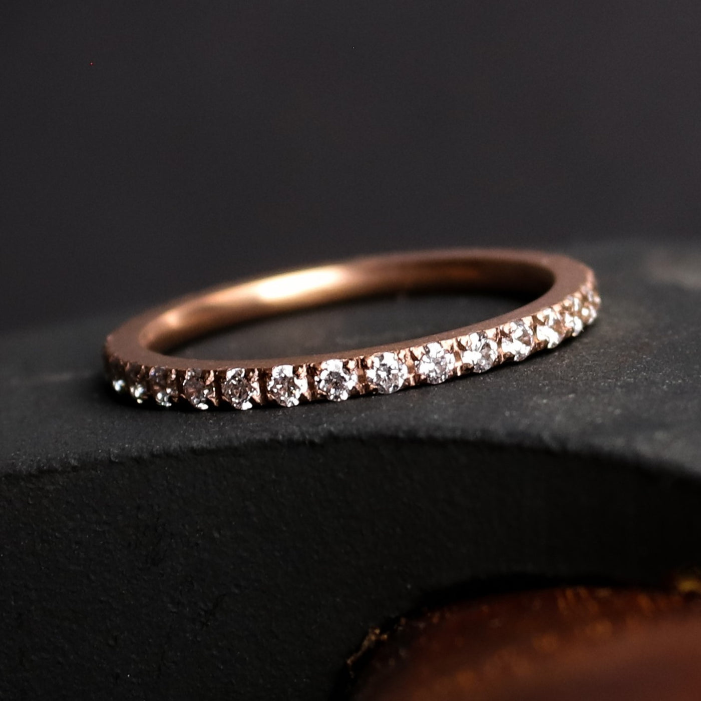 The Valkyrie | Women's Rose Gold Diamond Cubic Zirconia Wedding or Engagement Ring | Thorum 