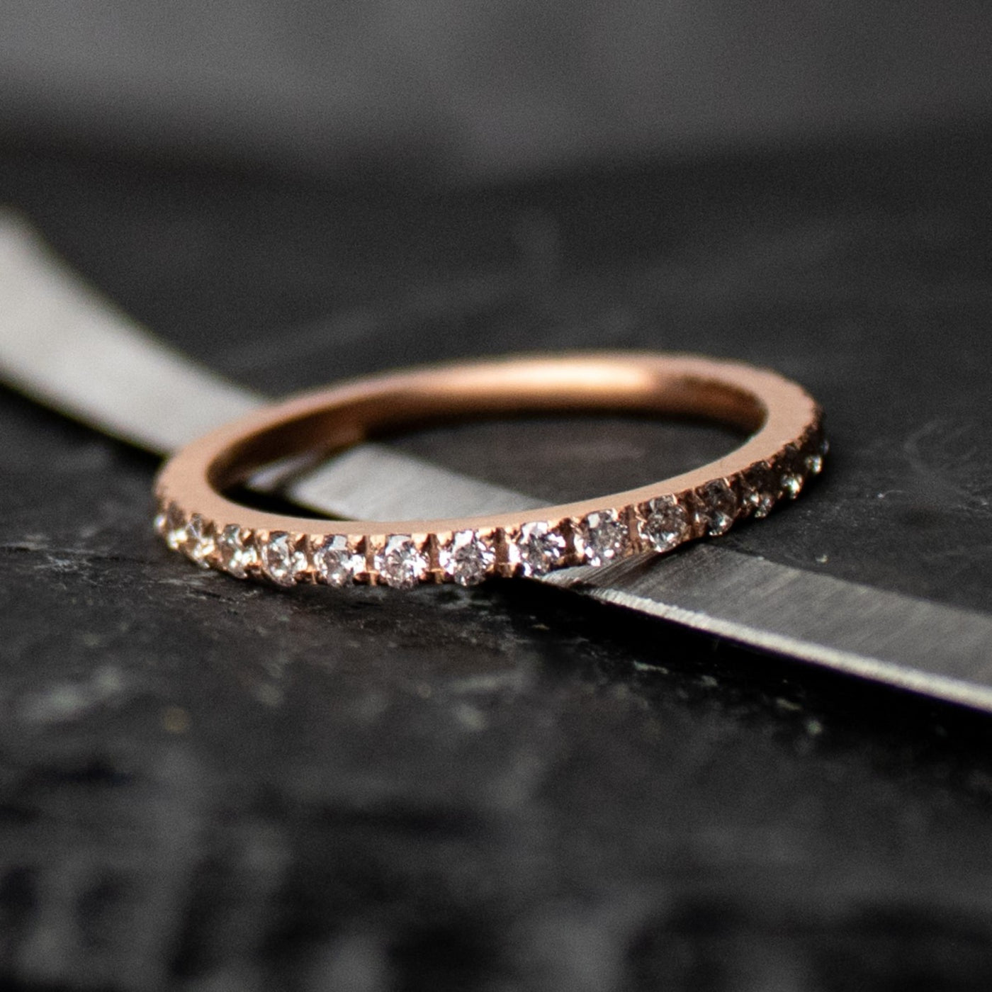 The Valkyrie | Women's Rose Gold Diamond Cubic Zirconia Wedding or Engagement Ring | Thorum 