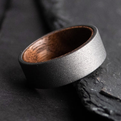 American Black Walnut Ring Thorum Wedding Band