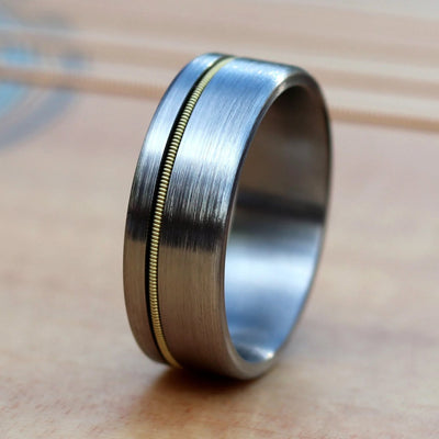 The Zeppelin | Guitar String Wedding Ring | Thorum