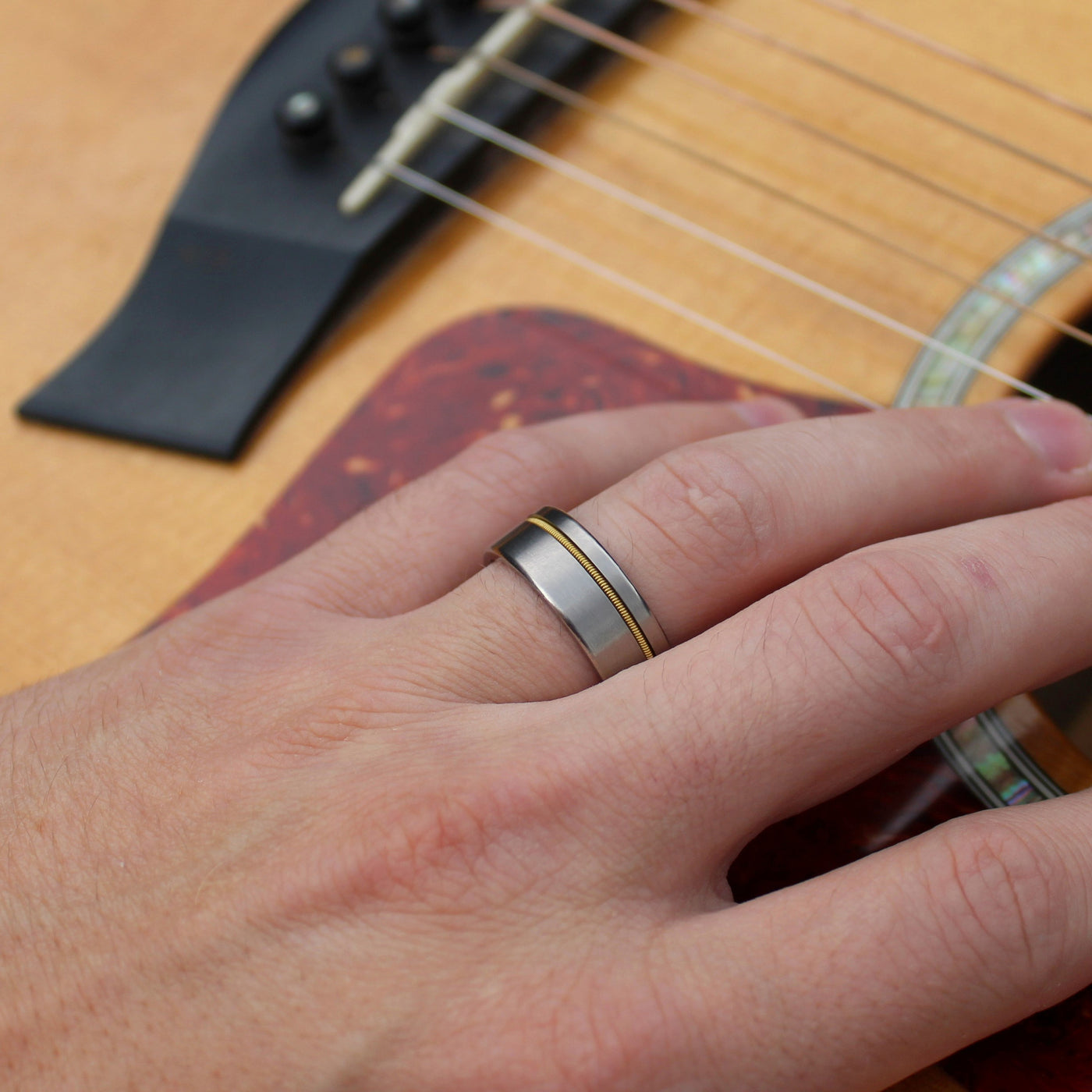 The Zeppelin | Guitar String Wedding Ring | Thorum