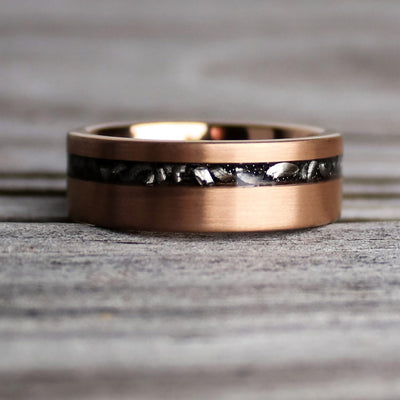 Armstrong Unique Meteor Ring Mens Gift Womens Wedding Ideas