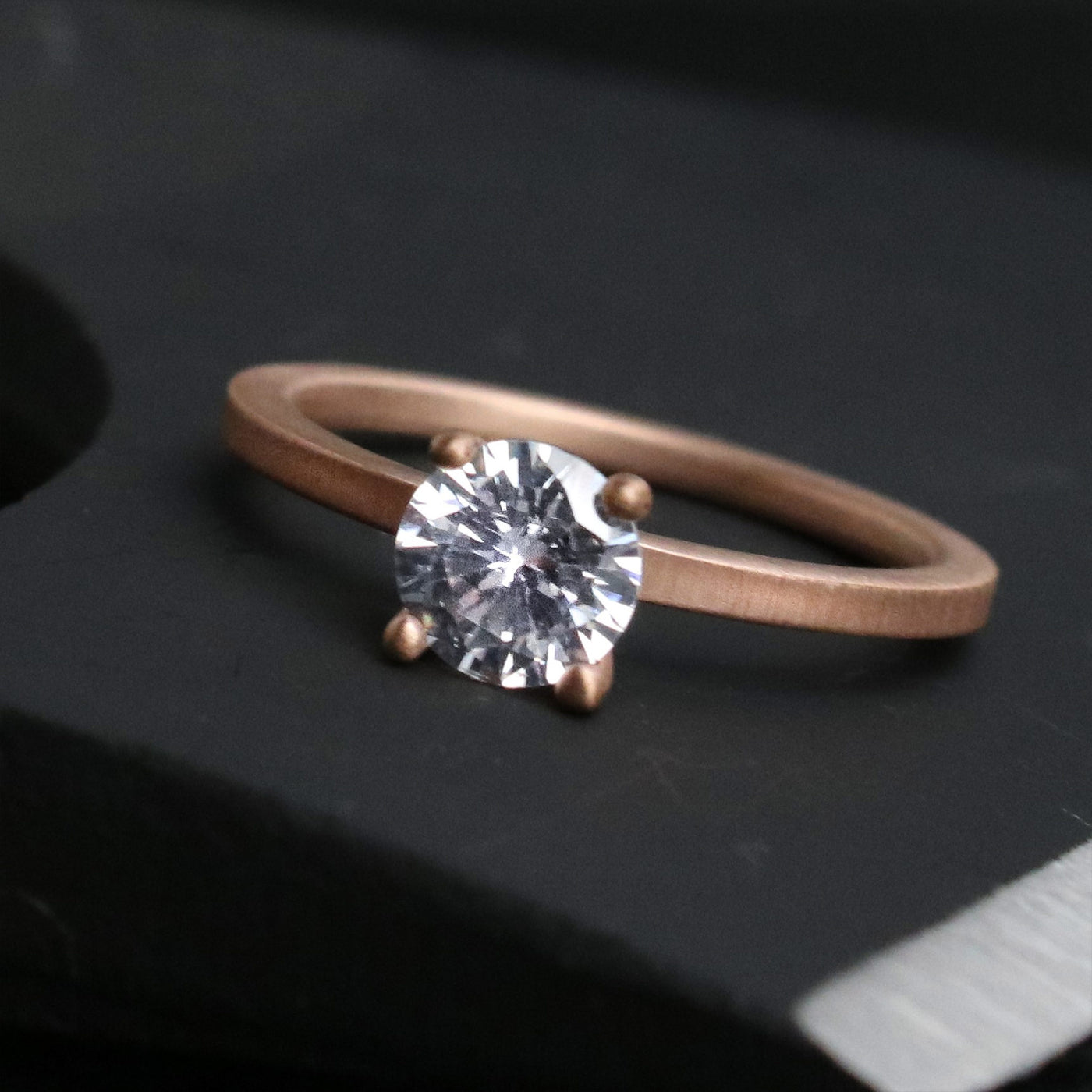 Rose Gold Women's Engagement Ring