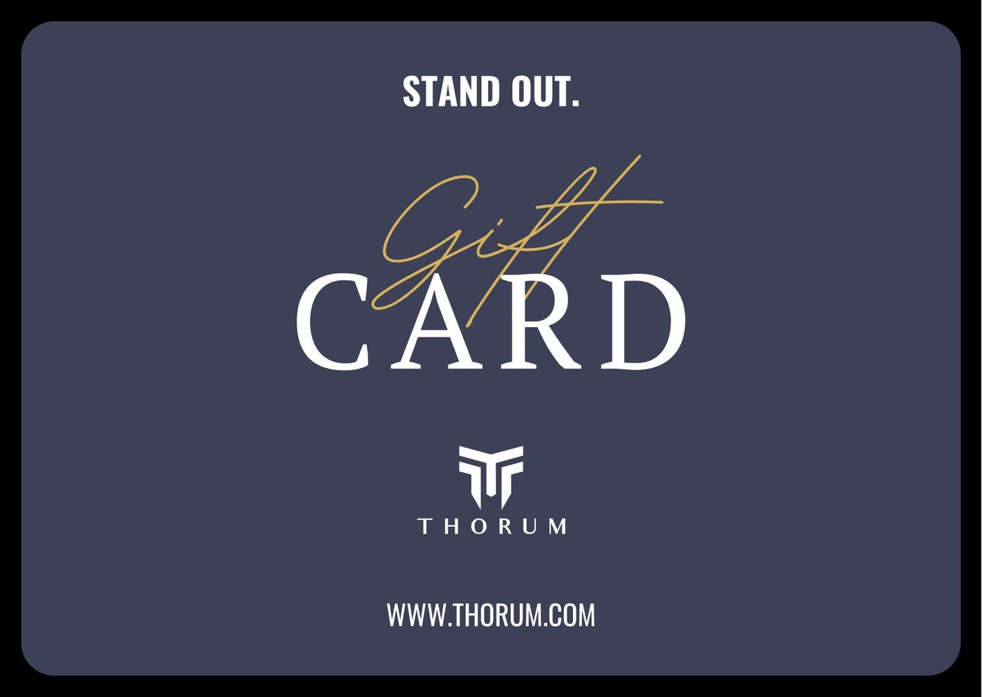 Thorum e-gift gift card